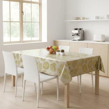 Imagem de Toalha De Mesa Metalizada Ouro Mod8052e Rolo 1,40x20m Vinil OPP - Plas