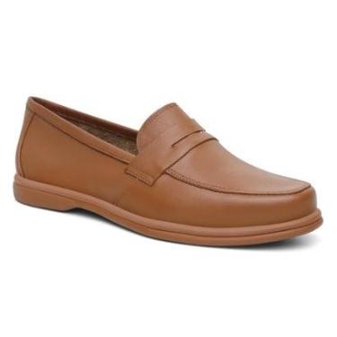 Imagem de Mocassim Feminino Couro Conforto Casual Elegânte-Feminino