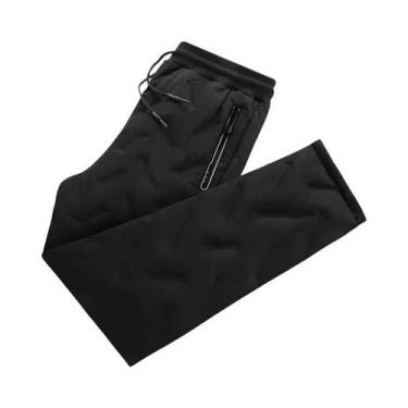 Imagem de Calças De Moletom Masculinas De Inverno Quentes E À Prova De Vento Em 