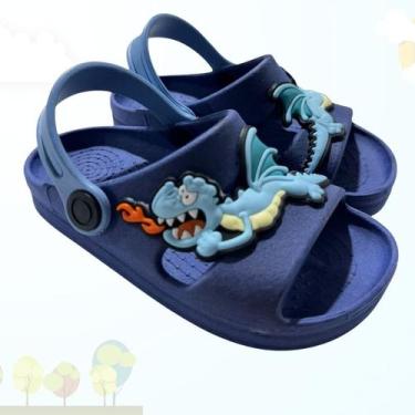Imagem de Sandália Papete Infantil Masculino com Enfeite. Conforto e Qualidade p