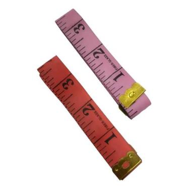 Imagem de 2 Fitas Métricas 150cm Costura Corporal Cores Variadas - LANMAX