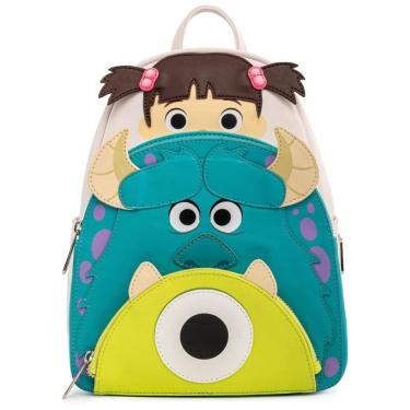 Imagem de Mochila Escolar Infantil Disney Pixar Monstros S.A para Crianças a Partir de 6 Anos, Azul