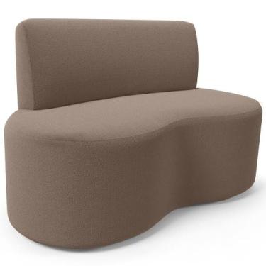 Imagem de Sofá 2 Lugares Orgânico Para Sala de Estar Living Larissa L02 Bouclê B