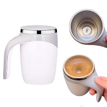 Imagem de Caneca Mixer Automática Copo Misturador Magnético 400ML Portátil para Shake e Bebidas T...