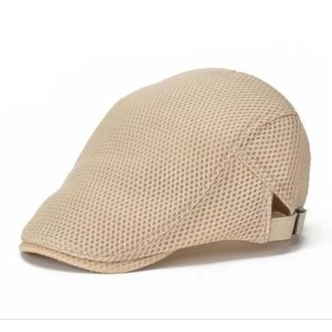 Imagem de Boina Masculina OEM Shelby Peaky B5 em Poliéster com Circunferência Ajustável 55 a 60 cm Marrom Claro