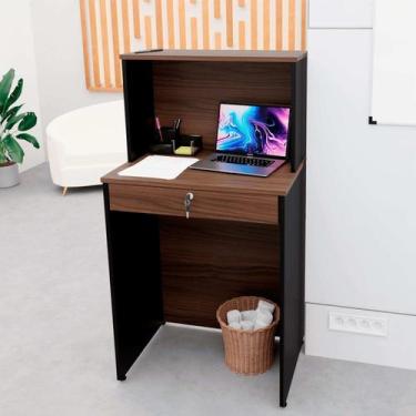 Imagem de Balcão Caixa Atendimento Comercial Recepção Consultório 60cm - Netmobi