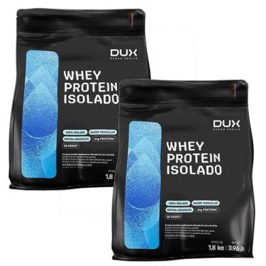 Imagem de Kit 2X Whey Protein Isolado - 1800g Refil Chocolate - Dux Nutrition