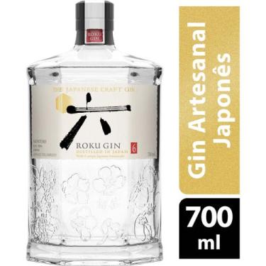 Imagem de Gin Japonês Roku Artesanal 700ml, Artesanal, 700ml