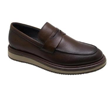 Imagem de Sapato democrata durant casual ref 596102 masculino, 39, Marrom escuro
