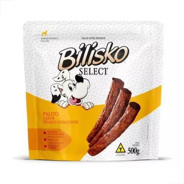 Imagem de Petisco Bilisko Bifinho de Fígado e Couve Palito Cães 500g