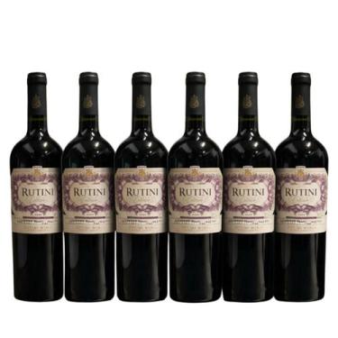 Imagem de Vinho Argentino Rutini Cabernet Franc - Malbec 750ml-Kit 6