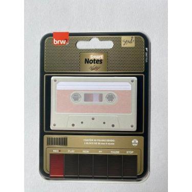 Imagem de Bloco smart notes vintage - toca-fita - 30 folhas - BRW