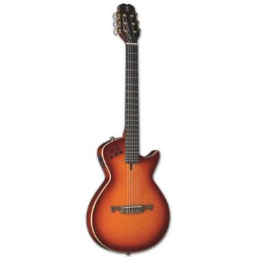 Imagem de Violão Elétrico Tagima Modena Nylon Corpo Sólido Cherry Burst