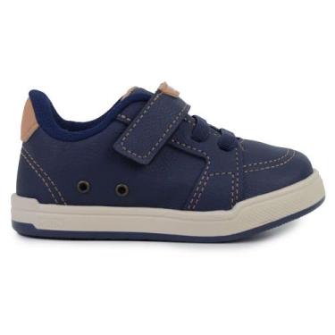 Imagem de Sapato Infantil Masculino Klin Flyer Baby Azul - 166189, 19, Azul