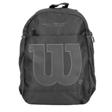 Imagem de Mochila Casual Urbana WILSON Preto Masculino Feminino Reforçada
