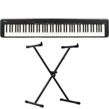 Imagem de Piano Digital Casio CDP-S160 Preto - 88 Teclas + Suporte em X