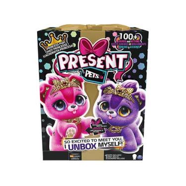 Imagem de Pelúcia Present Pets Princesa Emite Som - Sunny Brinquedos