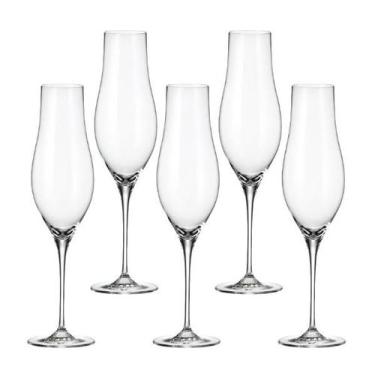 Imagem de Jogo De 6 Taças Para Champanhe 300ml Limosa Crystal Bohemia