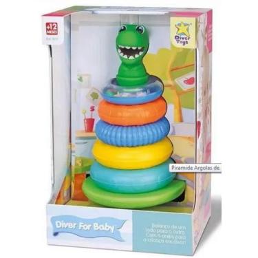 Imagem de Pirâmide Argolas Dino 8175 - Diver Toys