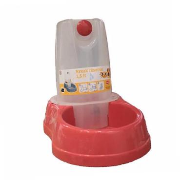 Imagem de Bebedouro Automático Vermelho Chalesco - 1,5l