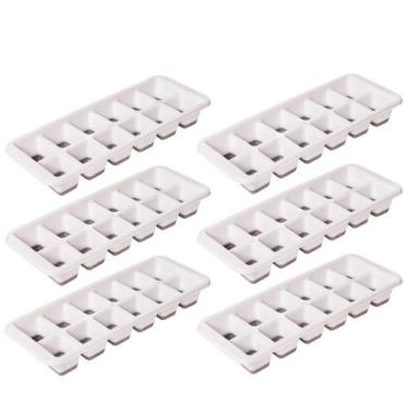 Imagem de Forma de gelo com fundo de borracha com 6 unidades Plasutil ref. 15945