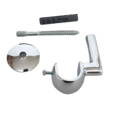Imagem de Suporte de Teto Para Varão de Cortina Alumíno - O Par - Utilimark, 19 