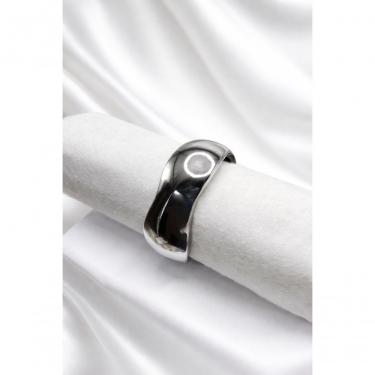 Imagem de Bracelete Feminino 13006G Liga Metálica 6cm X 5cm Abertura 19cm Prata Largo Moderno Elegante
