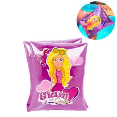 Imagem de Boia de Braço Infantil Inflável Cores Piscina Verão Kids - KLIZZ, Roxo