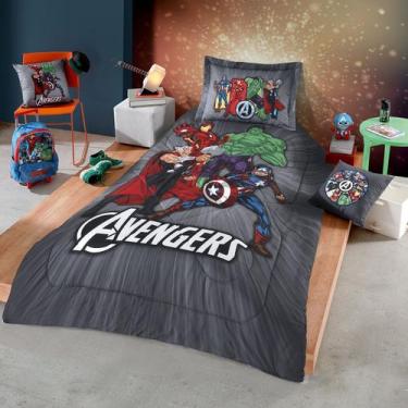 Imagem de Edredom Infantil Disney Vingadores 160x240cm - Vingadores - Hedrons, E