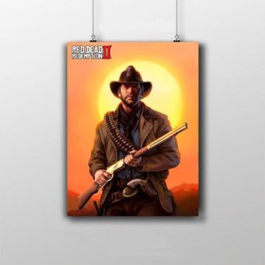 Imagem de Placa Decorativa Red Dead Redemption - Arthur Morgan - Nerdecs
