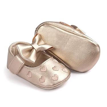 Imagem de Sapatos de laço para bebê, sapatos sociais infantis 1 par requintados para festas de fim de ano (comprimento interno 12 cm, 6 a 12 meses)
