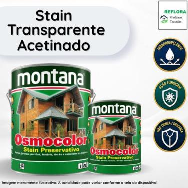 Imagem de Stain Osmocolor Transparente Acetinado 900ml Montana Proteção para Mad