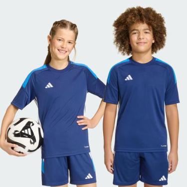 Imagem de Camisa Adidas Tiro ES juvenil Azul, 14 ANOS