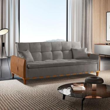 Imagem de Sofá Cama para Sala de Estar Ref 43 - 2501-B Firenze - Luxury Estofado