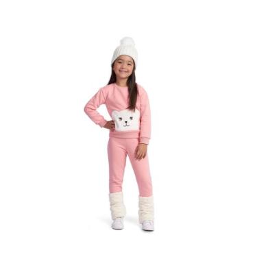 Imagem de Conjunto Moletom Infantil Feminino Urso By Gus 6549, 1, Rosa