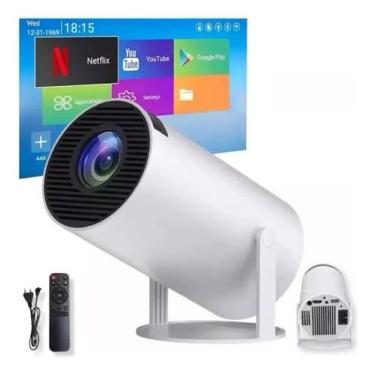 Imagem de Mini Projetor Portátil Hy320 Filmes Apresentações Led - Genérica
