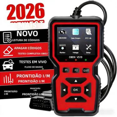 Imagem de Scanner Automotivo Profissional OBD2 2026 V519 Com Alimentação USB Par