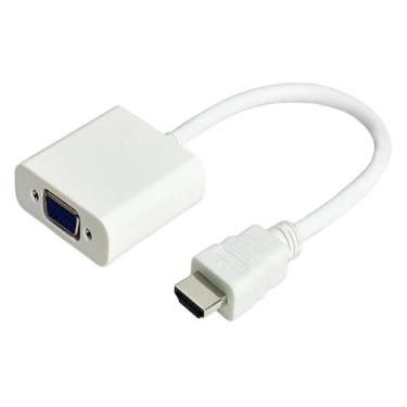 Imagem de Conversor Hdmi Para Vga Com Audio Branco Storm