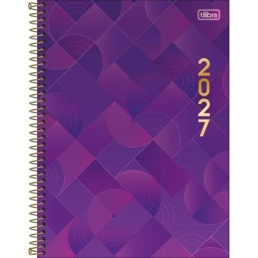 Imagem de Agenda Executiva Espiral Diária 20 x 27,5 cm Spot Feminina - Tilibra