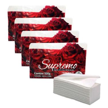 Imagem de Papel Toalha 4000 Fls Interfolha Branco 100% Virgem Supremo