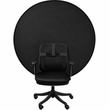 Imagem de Fundo Preto Chroma Key 110cm para Cadeira Greika WBG 110