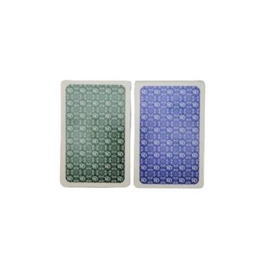 Imagem de Baralho Duplo 100 Plástico 108 Cartas Lavável Porva DAgua Resistente P