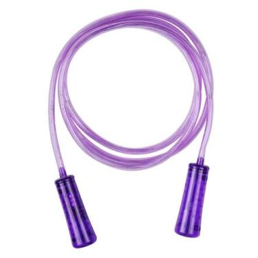 Imagem de Pula Corda Infantil 2m com Luz LED Brinquedo de Pular - DM Toys, Roxo