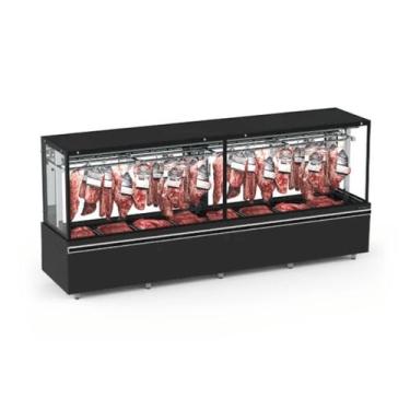 Imagem de Expositor de Carne 300CM EAVTG-300-R05 Com Gancheira Refrimate Ar forç