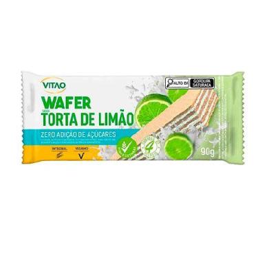 Imagem de Biscoito Wafer Vegano Integral Sabor Torta de Limão Vitao 90g