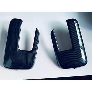 Imagem de GZBFTDH AutoParts for Ford F150 F-150 2021 2022 Acessórios de carro, ABS Chrome Porta Retrovisor, Espelho retrovisor, espelho retrovisor, aparador, placa de raspagem, 2 peças