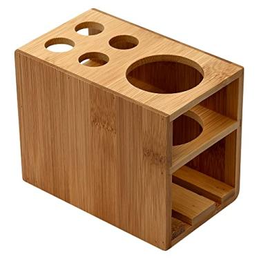 Imagem de Mimo Style Peça de Banheiro Bambu, Acompanha Porta Escova e Creme Dental em Peça Única, Feito Inteiramente em Bambu. Combina Com Todos os Estilos de Decoração, BM20288