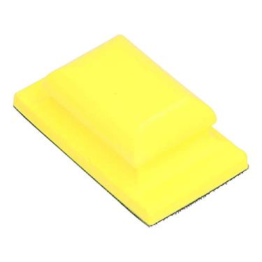 Imagem de Almofada de lixar à mão, Bloco de lixa à mão, Gancho e Loop Design Espuma PU para manutenção de automóveis para acabamento de retificação para limpeza de móveis para polimento de madeira