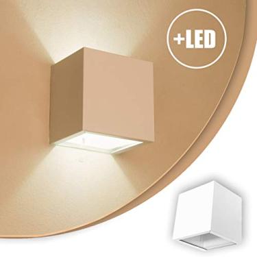 Imagem de Arandela 2 fachos Externa E Interna Alumínio + Lâmpada Led G9 5w 6000k