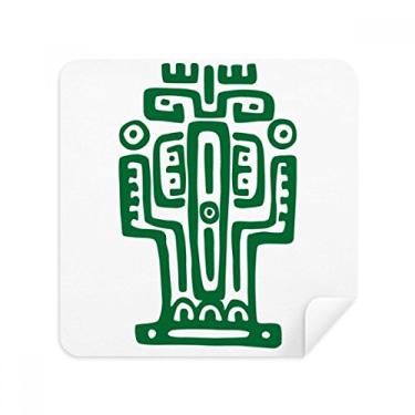 Imagem de Mexico Totems Civilização Antiga Tecido de Camurça para Óculos de Cacto, 2 Unidades